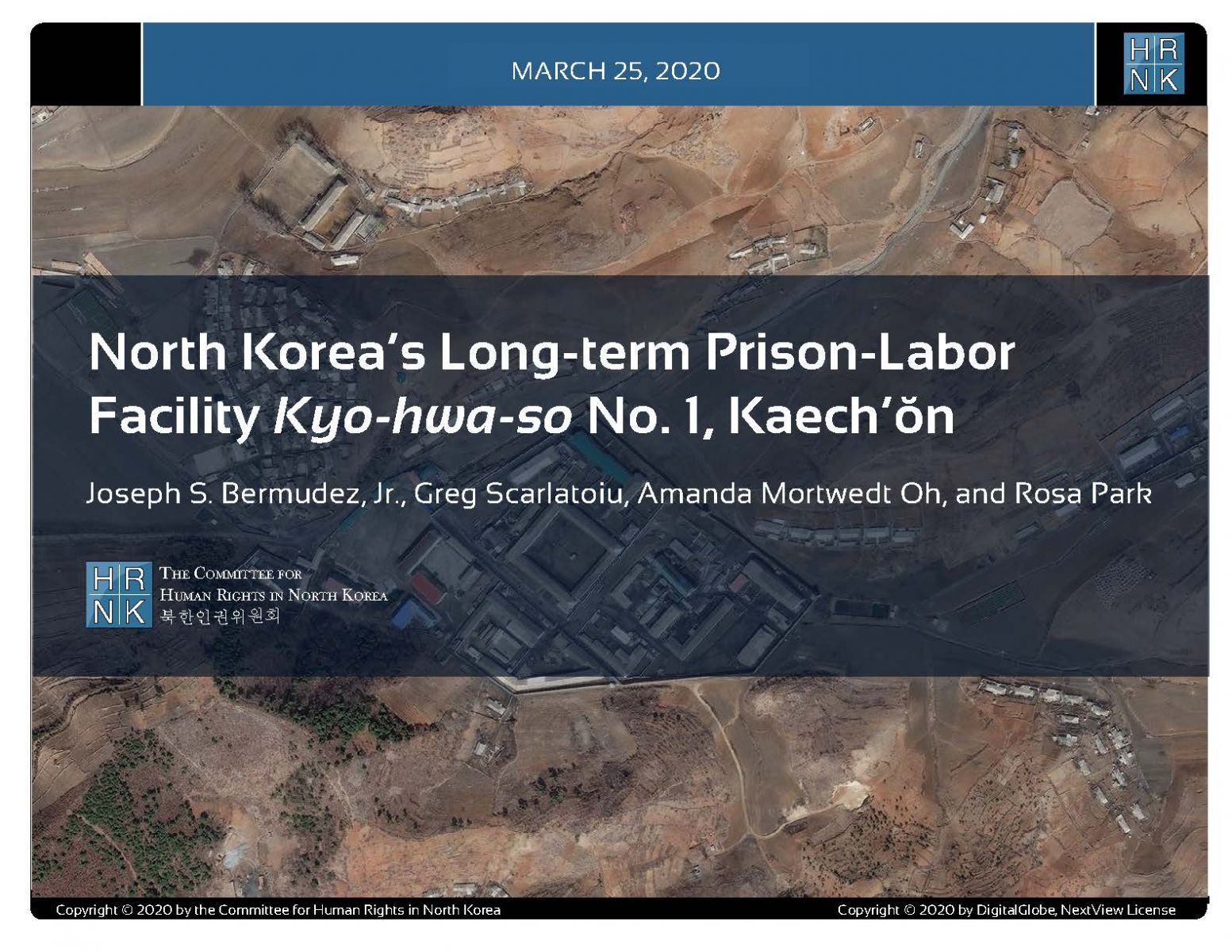 North Korea’s Long-term Prison-Labor Facility Kyo-hwa-so No. 1, Kaech’ŏn