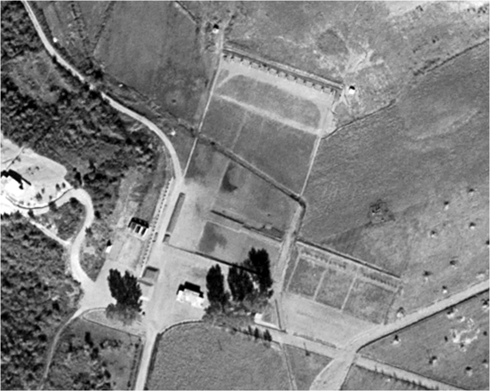 A satellite image of Kanggon Military Training Area in North Korea.